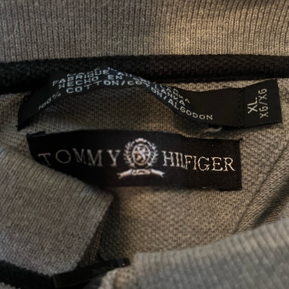 Tommy Hilfiger Striped Skater Polo with Zip Collar - Picture 4 of 4